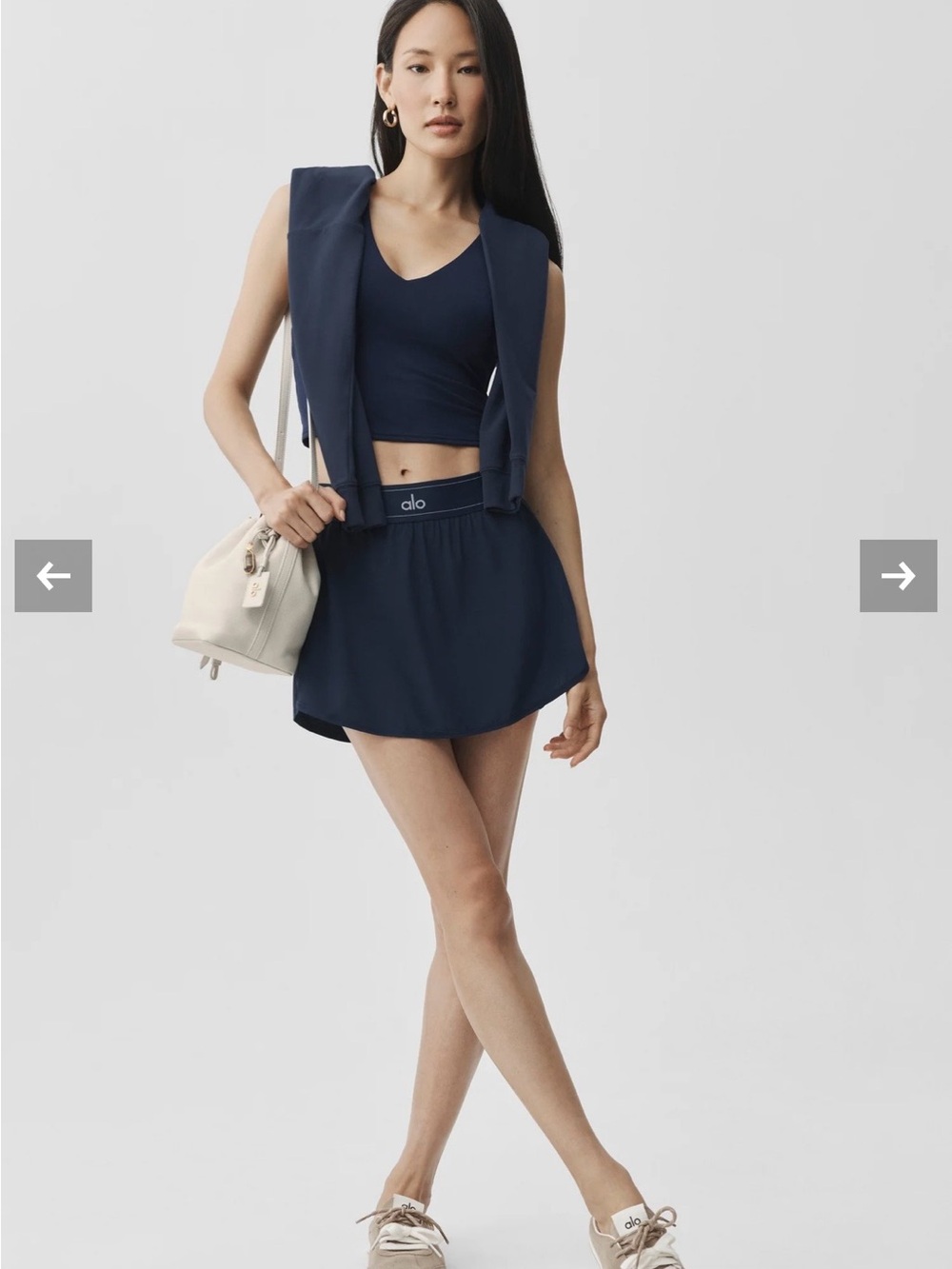 ALO Match Point Tennis Skirt